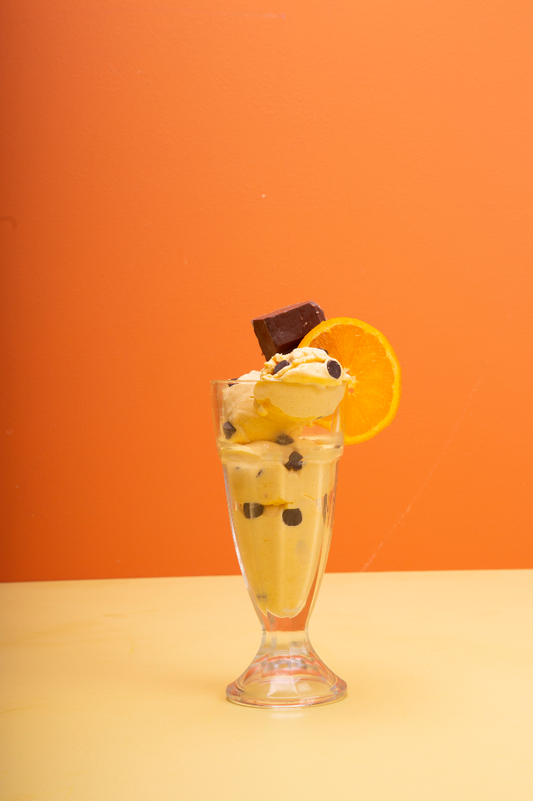 Orange Chocolate Chip Icecream